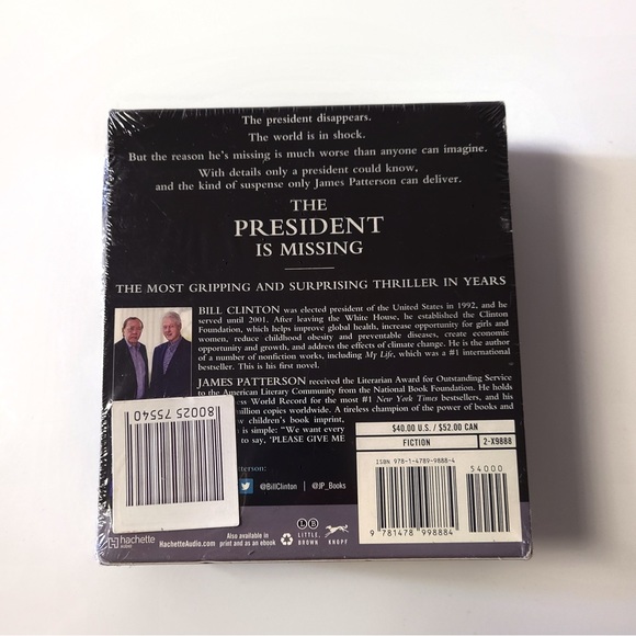 AUDIOBOOK The President is missing Bill Clinton James Patterson - Picture 2 of 5